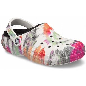 Crocs Classic Bélelt Tie-Dye Klumpa Férfi Rózsaszín | HU 0813UZGT